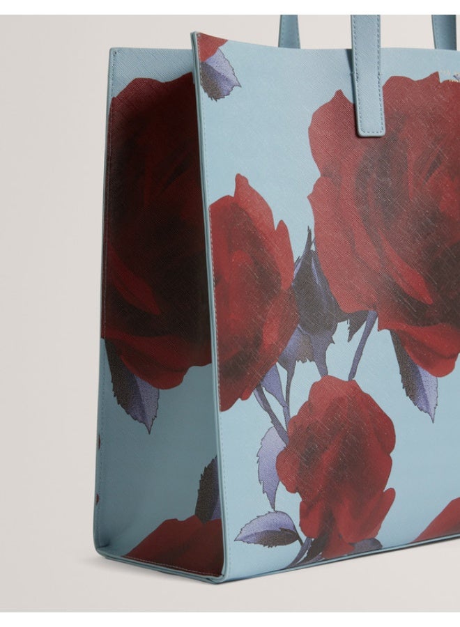 Ted Baker Extra Large Rose Print Icon Bag - Image 3