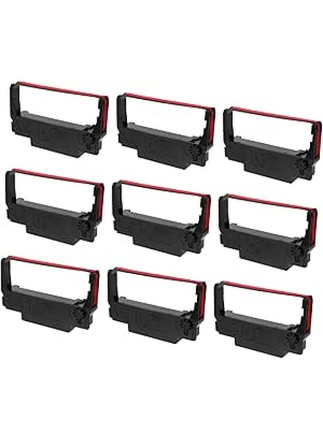 24pcs Black and Red Cash Register Ink Ribbon Replacement for Consistent Printing - Image 1
