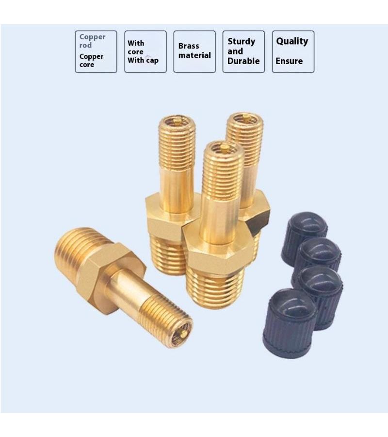 Schrader Valve Corrosion Resistant 1/4 NPT 1/8 NPT M10 Air Compressor Fill Valve - Image 1