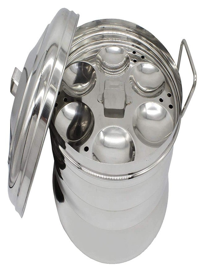 FUTENSILS idli maker stainless steel 18 idli, 3 plates (3 idly plate with 6 cavities each), Weight of idly cooker is 1.8Kgs (Appx), - Image 4