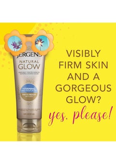 Jergens Jergens Natural Glow +FIRMING Self Tanner, Sunless Tanning Lotion for Fair to Medium Skin Tone, Anti Cellulite Firming Body Lotion for Natural-Looking Tan, 7.5 Ounce  - Image 2