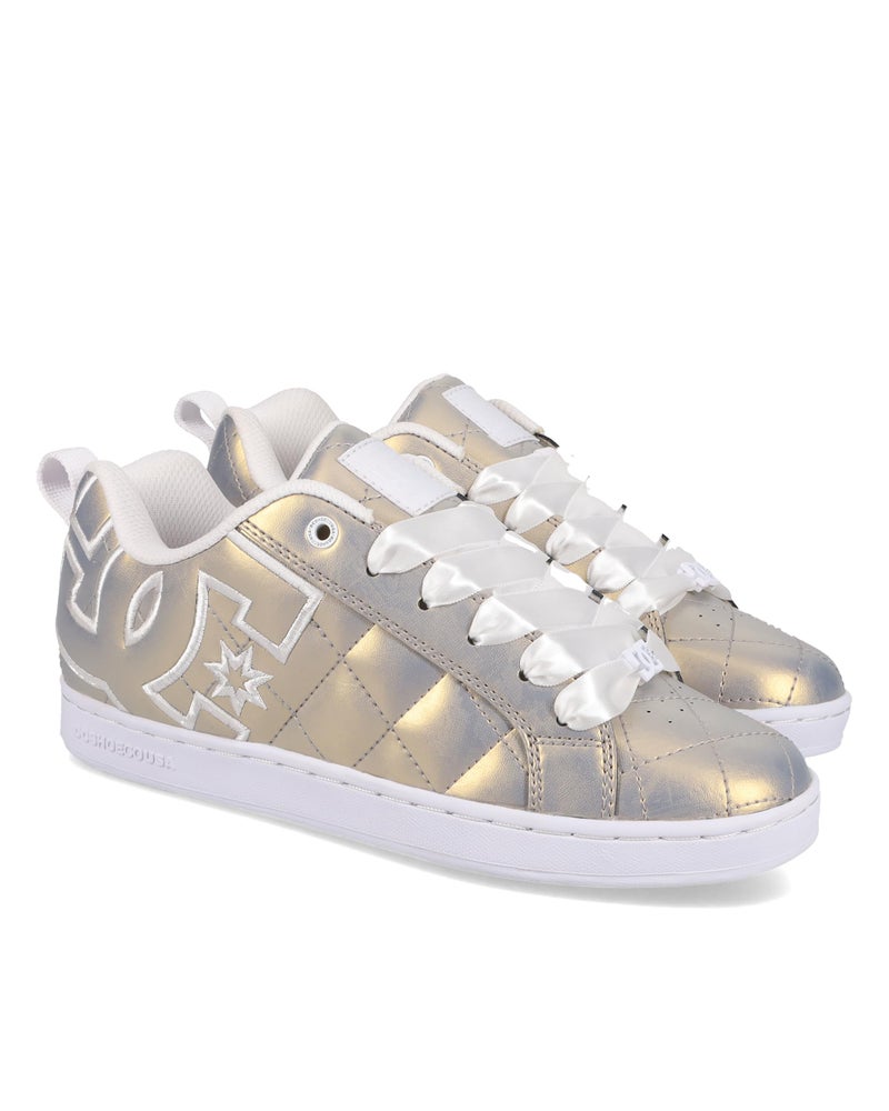 DC Shoes Womens Court Graffik Sneaker LT Gold 65
