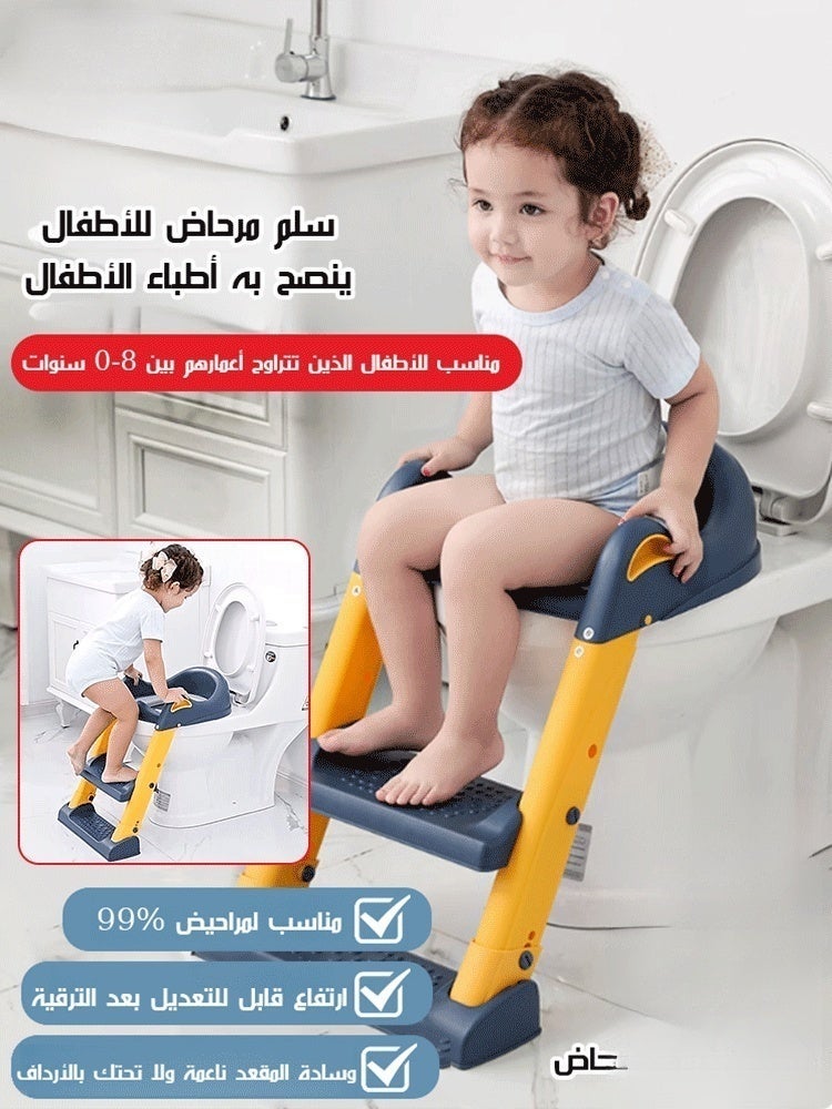 مقعد تدريب مريح على المرحاض للرضع مع مقابض آمنة - Image 2