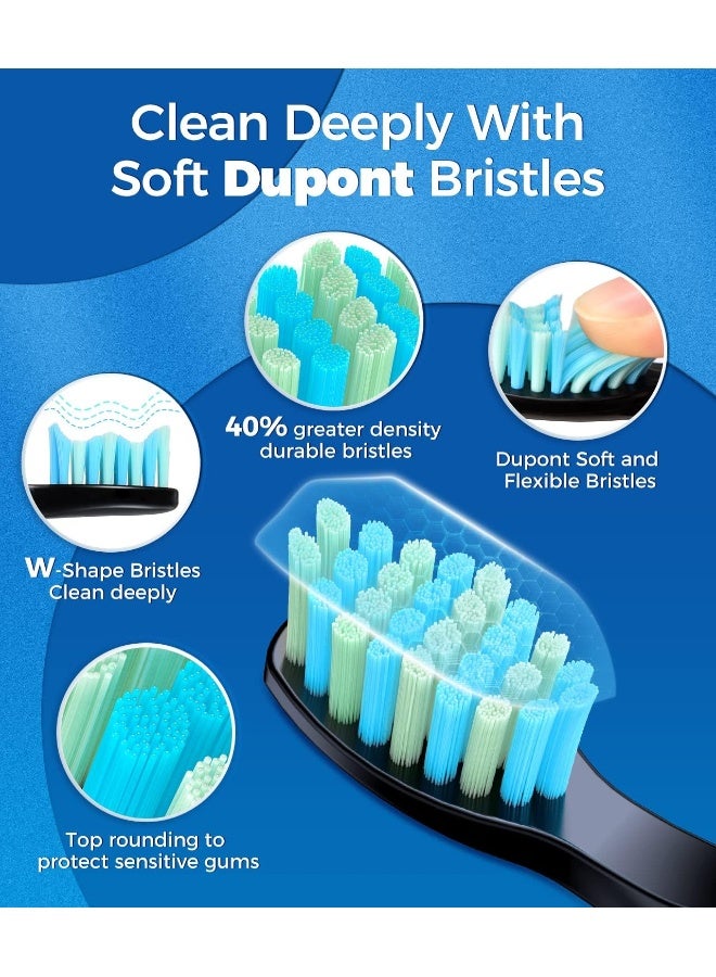 TEETHEORY Sonic Electric Toothbrushes for Adults and Kids 8 Brush Heads Electric Toothbrush with 40000 VPM Deep Clean 5 Modes Rechargeable Fast Charge 4 Hours Last 30 Days - Image 3