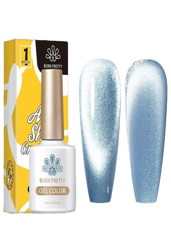 Born Pretty 10ml Sea Blue Cat Magnetic Gel Polish from BELLE GAGA Color UV LED Gel Polish for professional/Home use (56466-SB17, 10ml) - Image 1