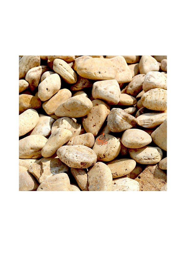 KNP Yellow Forest River Stone Natural Garden Material 3-5 cm 10kg - Image 3