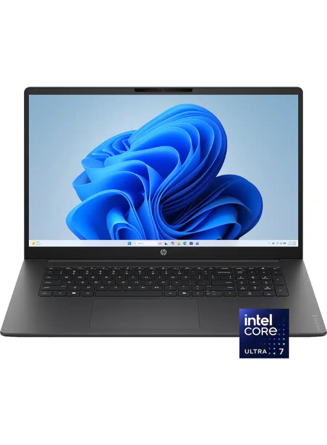 HP OmniBook 3 17-DG0107DX Laptop With 17.3 Inch Full HD (1920x1080) Display, Intel Core Ultra 7-255U Processor/32GB RAM DDR5/ 1TB SSD/Windows 11 Home English Mica Silver - Image 1