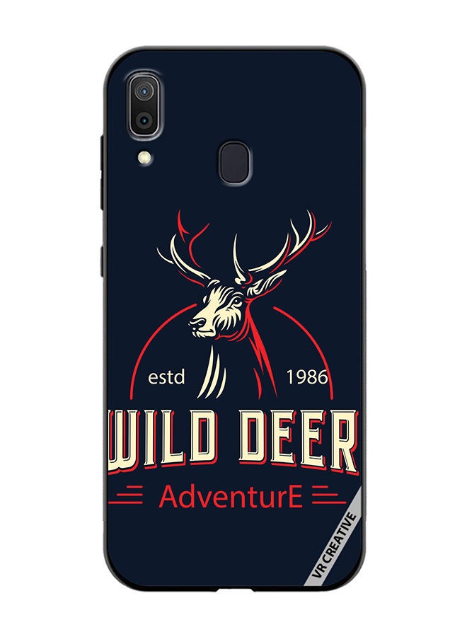 VR CREATIVE Protective Case Cover For Samsung Galaxy A30 Wild Deer Design Multicolour - Image 1