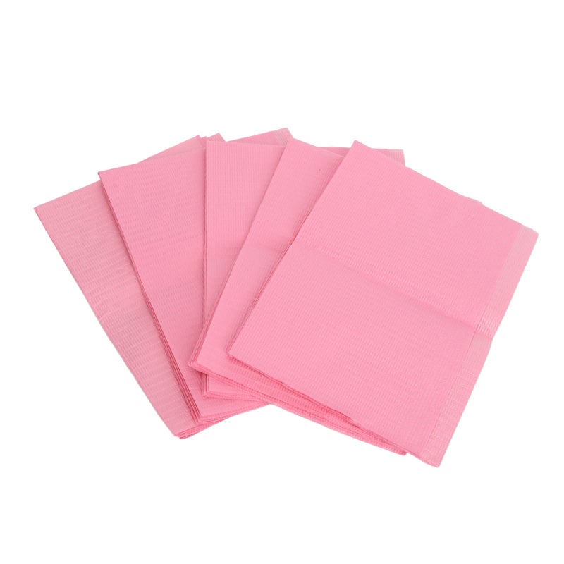 Disposable Nail Table Mat - Pinkish Hygienic Protective Barrier - Quick Drying Absorbent Paper Material - Portable Nail Art Towel for Professional Nail Salon - Image 4