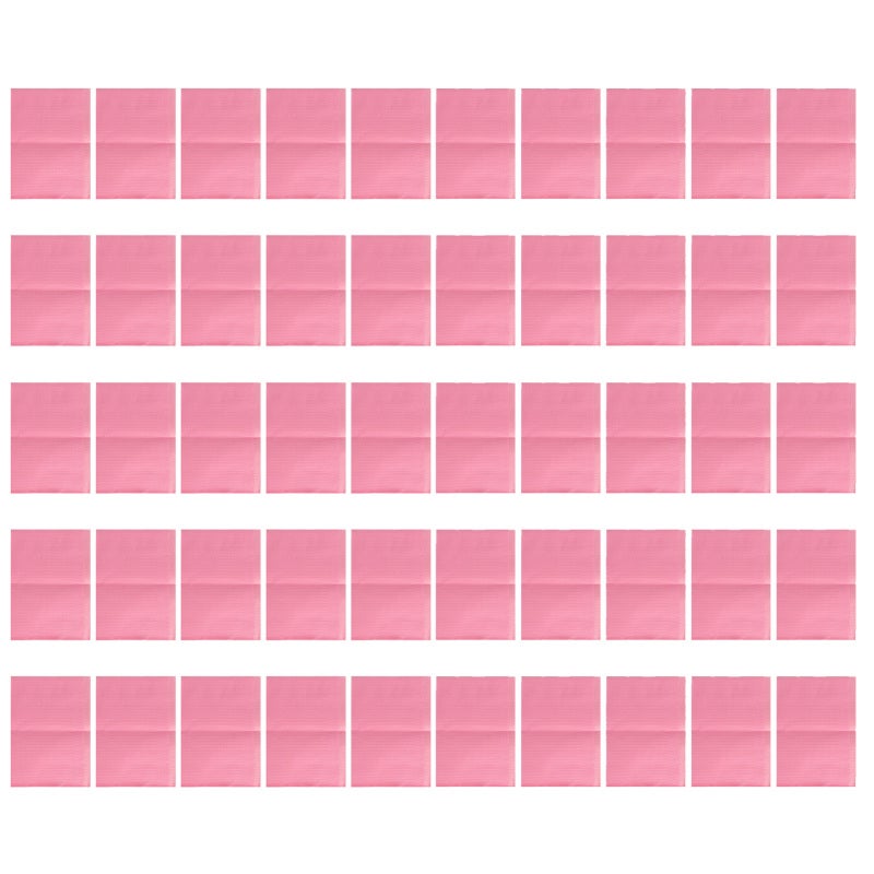 Disposable Nail Table Mat - Pinkish Hygienic Protective Barrier - Quick Drying Absorbent Paper Material - Portable Nail Art Towel for Professional Nail Salon - Image 1