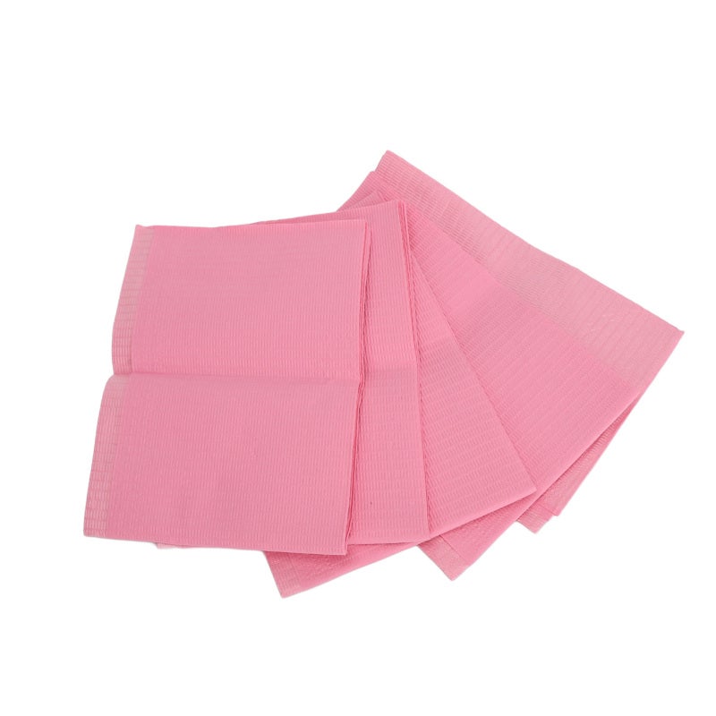 Disposable Nail Table Mat - Pinkish Hygienic Protective Barrier - Quick Drying Absorbent Paper Material - Portable Nail Art Towel for Professional Nail Salon - Image 2