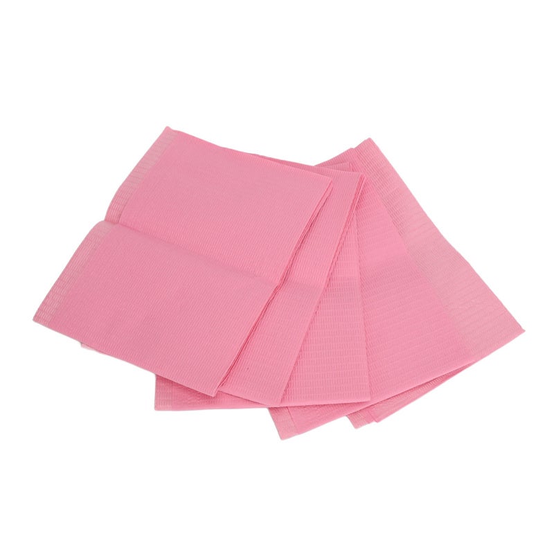 Disposable Nail Table Mat - Pinkish Hygienic Protective Barrier - Quick Drying Absorbent Paper Material - Portable Nail Art Towel for Professional Nail Salon - Image 5