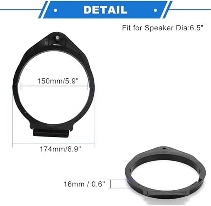 Vuzmode Speaker Spacer Ring Adapter for Chevrolet - Image 3