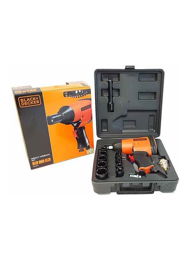 BLACK+DECKER Pneumatic Tool Set Orange/Black/Red 30cm - Image 2