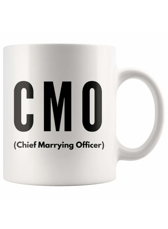 Panvola Officiant Mug - Chief Marrying Officer CMO Minister Coffee Mug 11 oz - Marriage Officiant Minister Gifts - Will You Marry Us Coffee Mug - Image 1