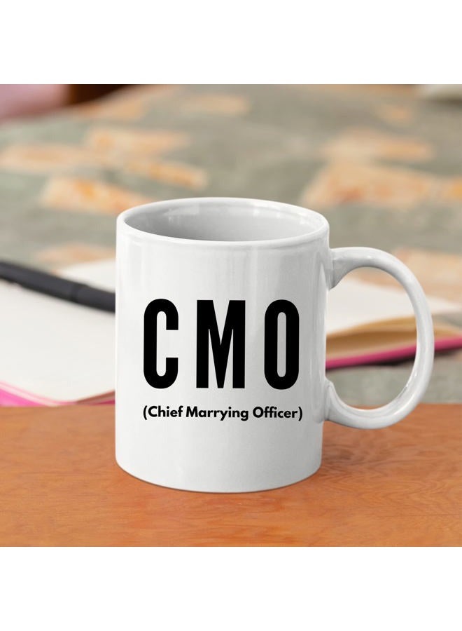 Panvola Officiant Mug - Chief Marrying Officer CMO Minister Coffee Mug 11 oz - Marriage Officiant Minister Gifts - Will You Marry Us Coffee Mug - Image 4