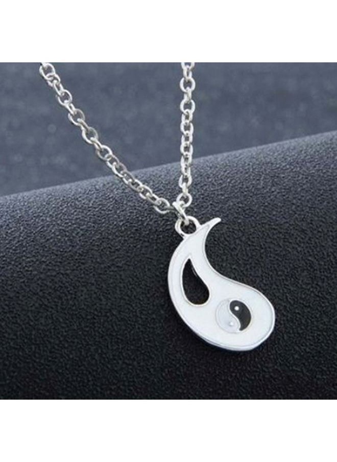 NIBEMINENT 2-Piece Yin And Yang Designed Pendant Necklace Set  - Image 3
