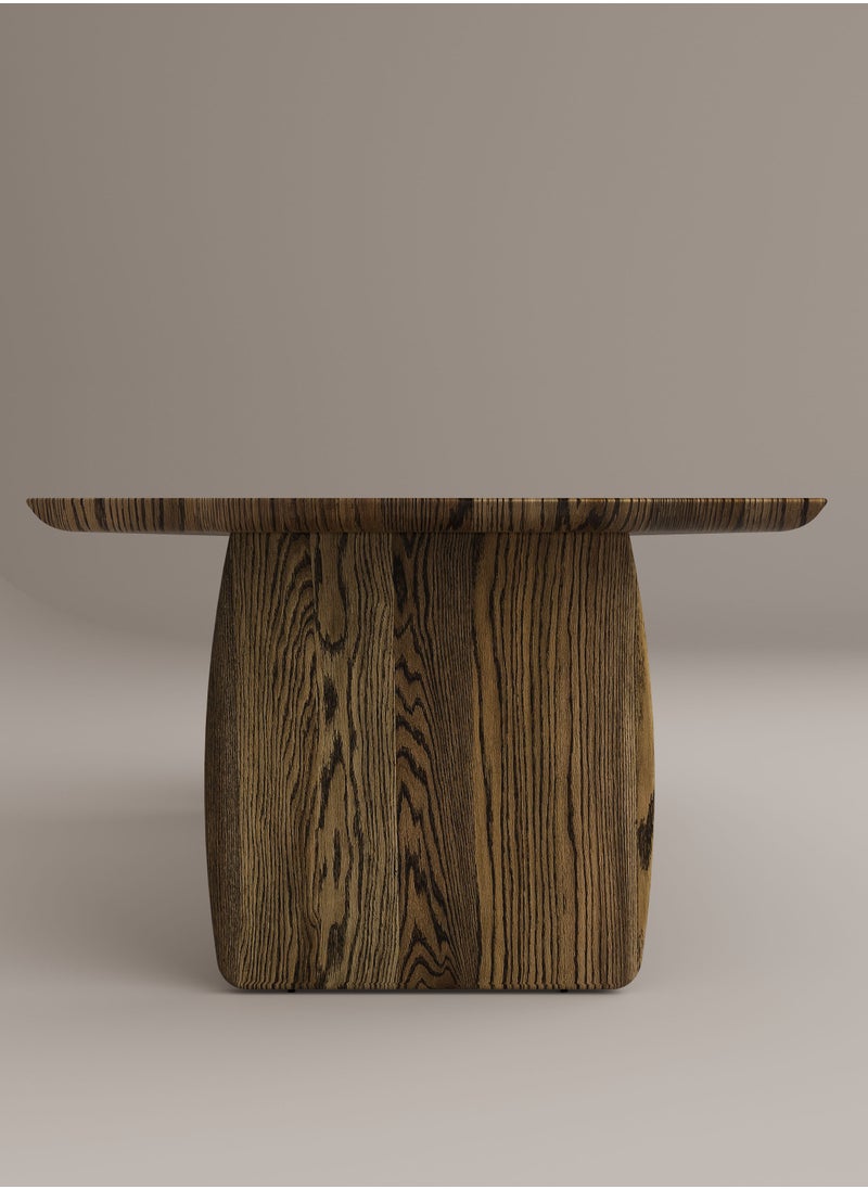 Slab House Edge Collection - Solid Oak Timber 8-10 Seater Table  - Image 4