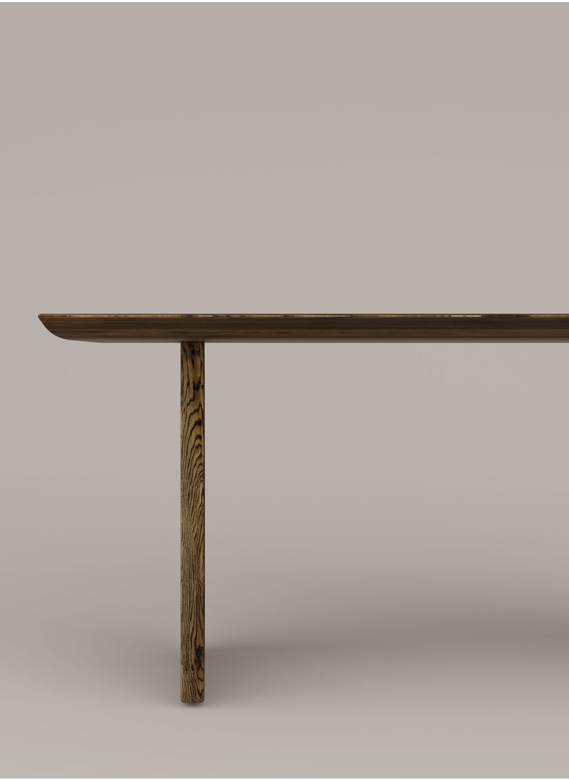 Slab House Edge Collection - Solid Oak Timber 8-10 Seater Table  - Image 5