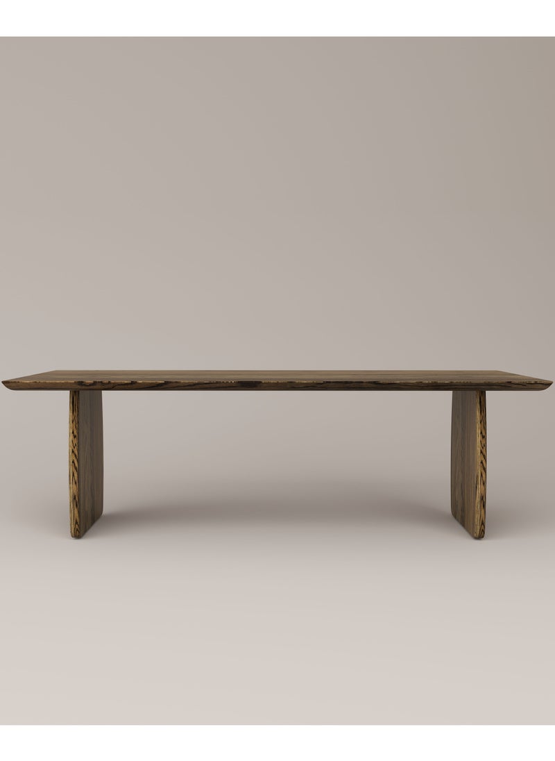 Slab House Edge Collection - Solid Oak Timber 8-10 Seater Table  - Image 2