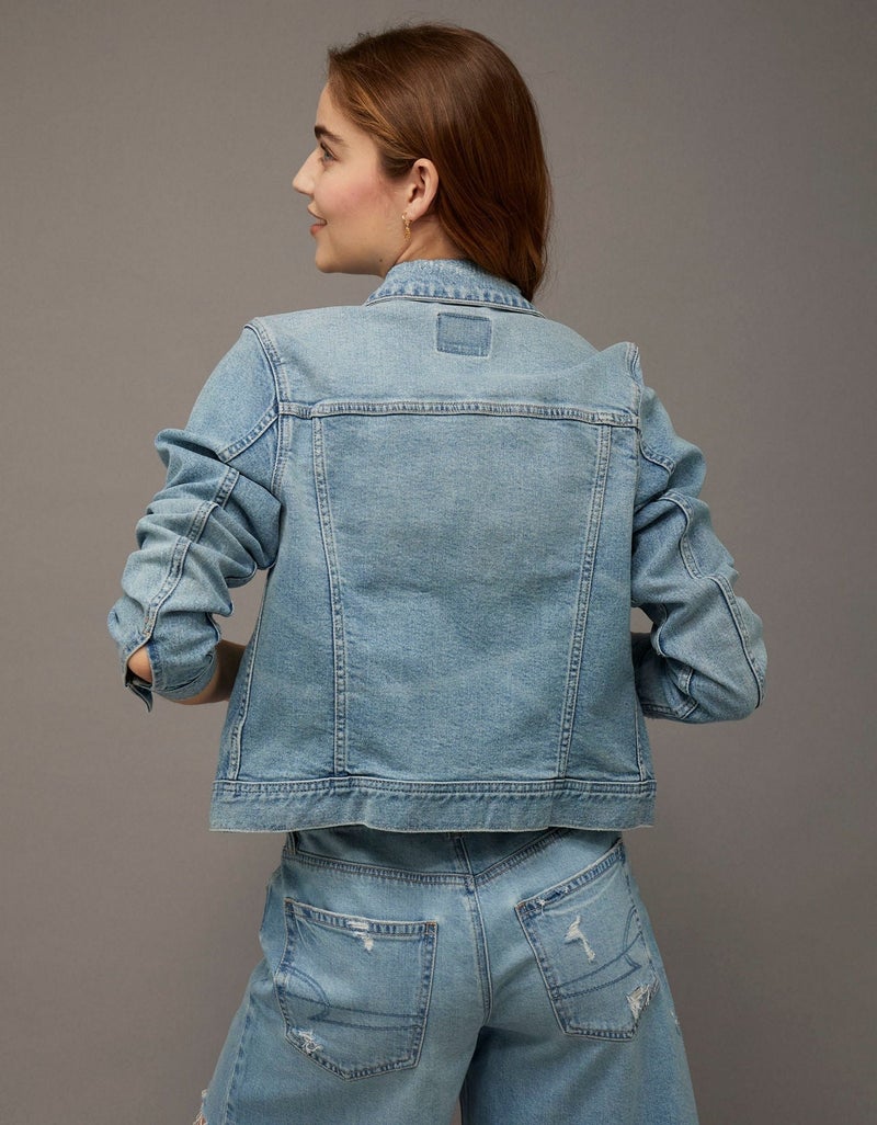 American Eagle AE Strigid Denim Jacket - Image 2