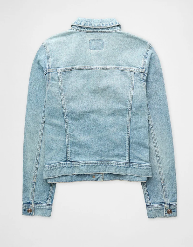 American Eagle  AE Strigid Denim Jacket for Women | Best Price UAE