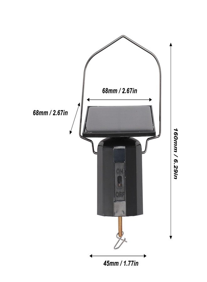 Asixxsix Solar Powered Wind Spinner Motor, Mobile Motor, Small Automatic Turner for Wind Chimes, Sun Catchers, Hanging Display Art Ornaments, Solar Wind Spinner Motor - Image 5