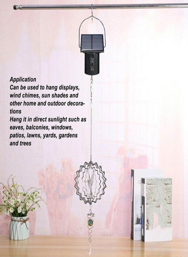 Asixxsix Solar Powered Wind Spinner Motor, Mobile Motor, Small Automatic Turner for Wind Chimes, Sun Catchers, Hanging Display Art Ornaments, Solar Wind Spinner Motor - Image 2