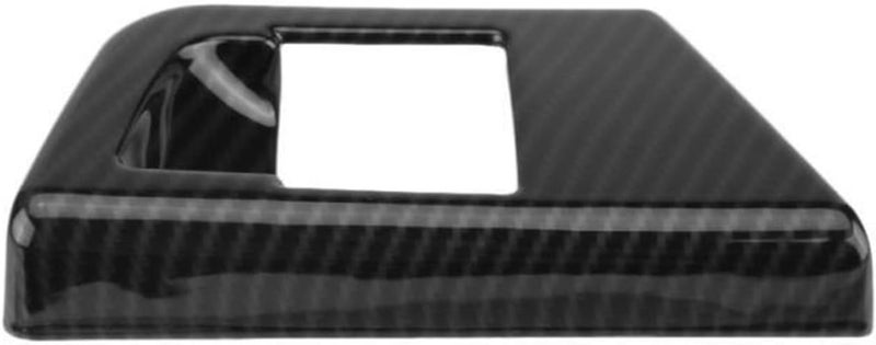 QASULER Carbon Fiber Handbrake Frame Cover for Alfa Romeo Giulia - Image 1