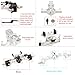 MEUS RACING Mullet Setup SCX24 V2 Axles with 3Section CVD for Axial 124 SCX24 RC Crawler Silver - Image 4