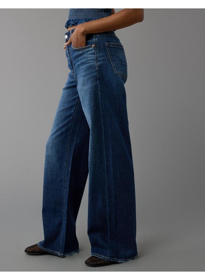 American Eagle AE Dreamy Drape Stretch Super High-Waisted Baggy Wide-Leg Jean  - Image 5