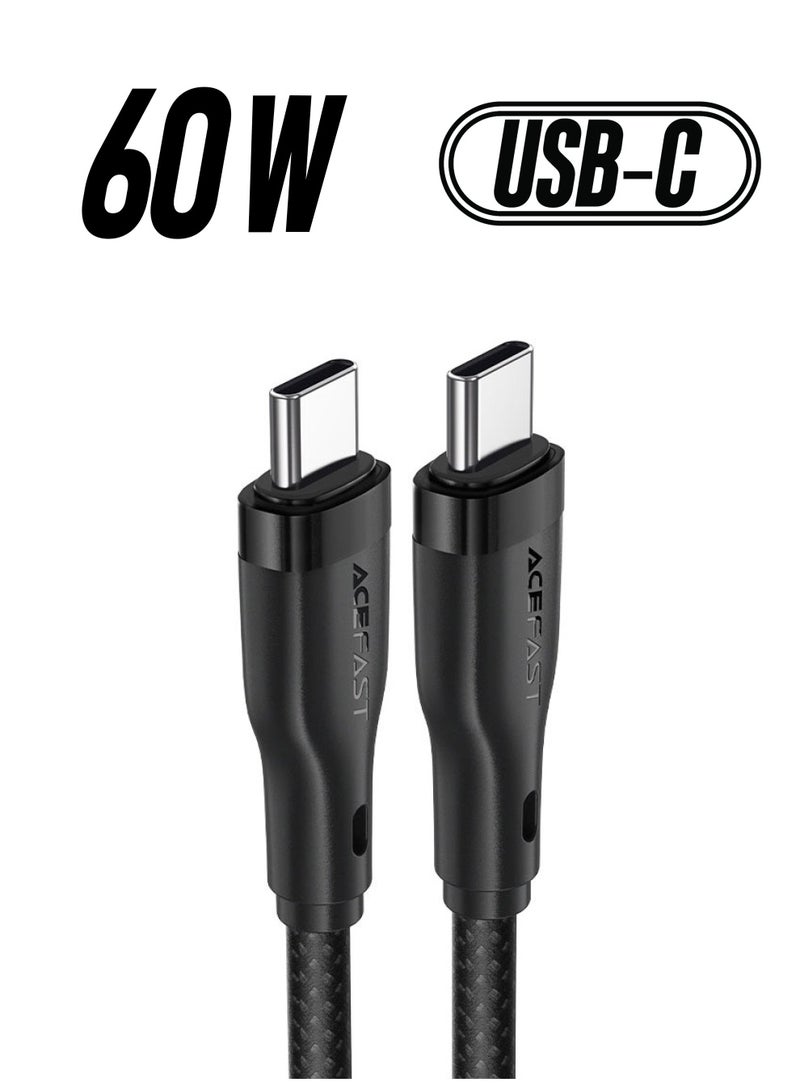 ACEFAST Charging Data Cable C8-03 USB-C to USB-C 60W - Image 1