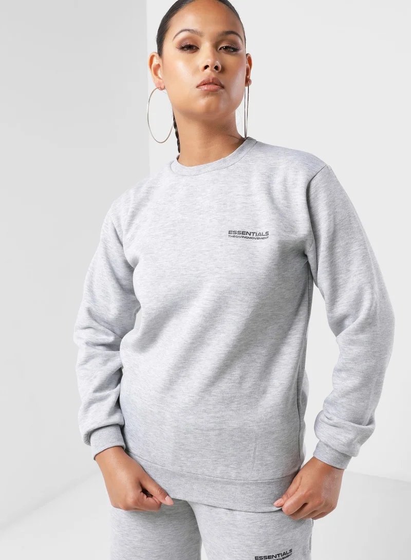 The Giving Movement Cropped Sweatshirt