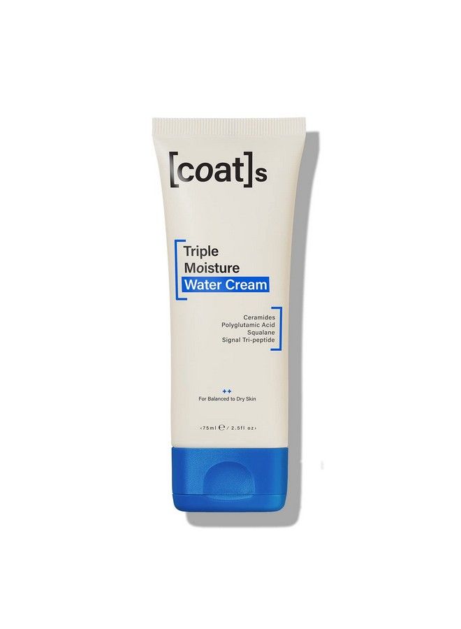Coats Triple Moisture Water Face Cream. Water Based Moisturizer For Face With Hyaluronic Acid + Ceramides + Vitamin E. Hydrating Face Moisturizer For Women And Men Combination To Dry Skin (75Ml) - Image 2