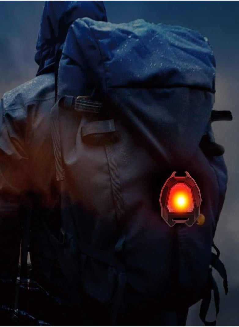SYOSI - SYOSI, Rechargeable Small LED Torch, with Bottle Opener, Red Light Warning Light, Lifesaving Whistle, Magnet Base - Image 1