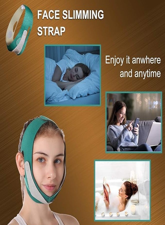 Kresal V Line Face Shaper, Women Chin Cheek Lift Up Belt, Face Lifting Belt, Elastic Face Slimming Bandage, Facial Anti Wrinkle Strap Face Care Slim Tools - Multicolor - Image 4