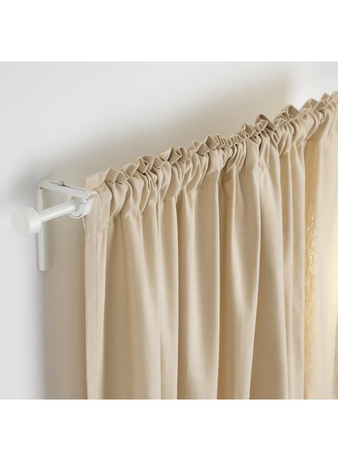 erorex Curtain rod, white, 120-210 cm  - Image 2