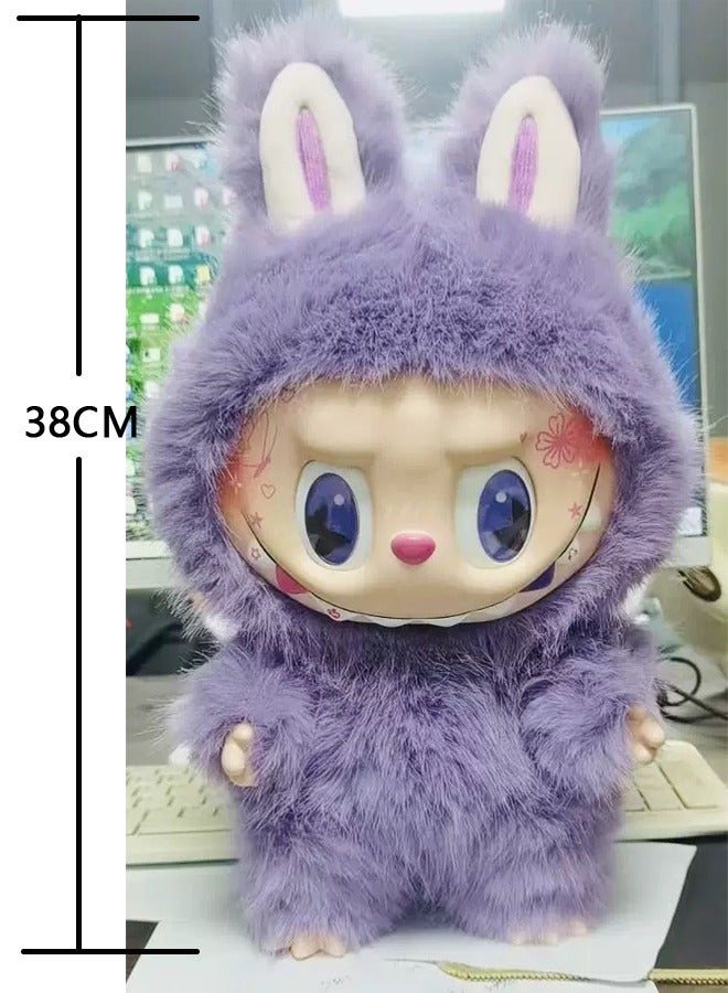 38cm THE MONSTERS Labubu Plush Toys Doll Cherub Zimomo Version for Kids Adults Boy Girls Soft Plush Birthday Gifts for Children  - Image 4
