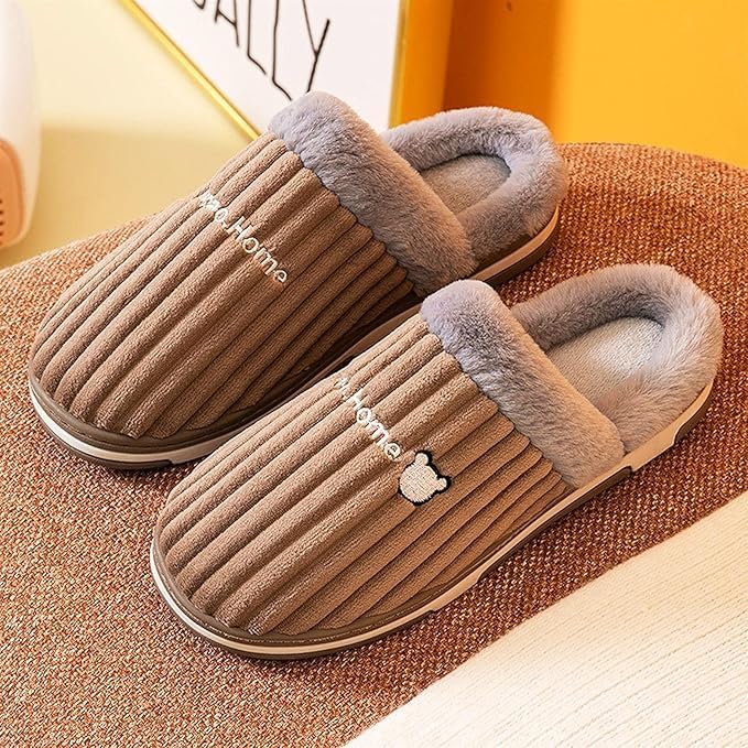 Krystle Slippers For Women Men Winter Sandals Casual Flats Home Footwear Man Girls Sliders Flip Flops Chappals Ladies Clogs Sleeper Slides Stylish Ortho Soft (10 Years)(Blue) - Image 4