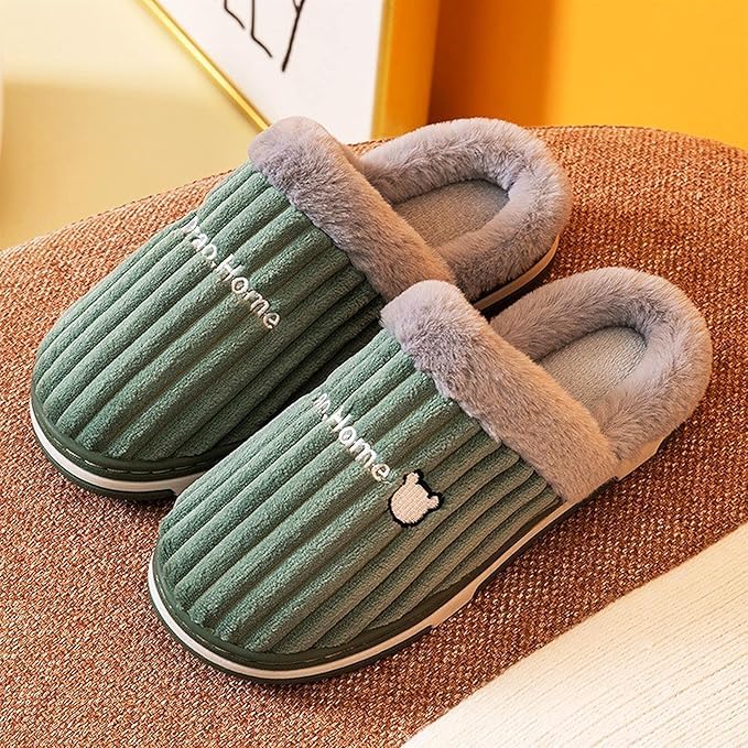 Krystle Slippers For Women Men Winter Sandals Casual Flats Home Footwear Man Girls Sliders Flip Flops Chappals Ladies Clogs Sleeper Slides Stylish Ortho Soft (10 Years)(Blue) - Image 3