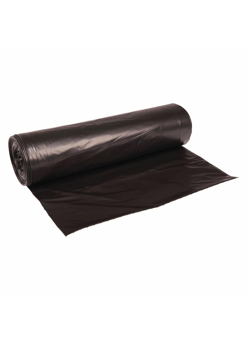 boardwalk Boardwalk H8046HKKR01 LowDensity 45 Gallon 06 mil 40 in x 46 in Waste Can Liners  Black 25 BagsRoll 4 RollsCarton  - Image 3