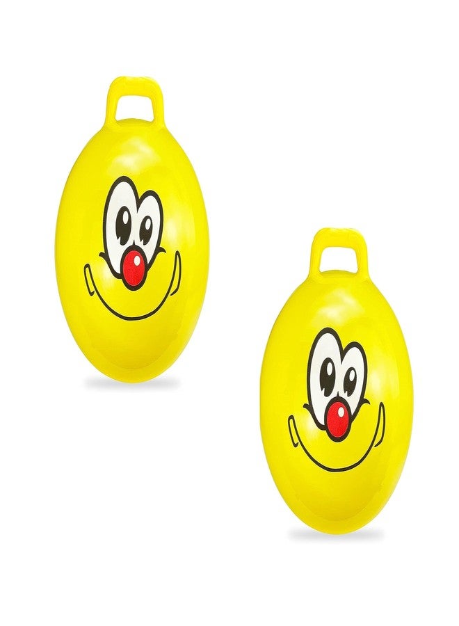 GBEX Pack of 2 Rubber Jumping Hopping Hippity Hop Ball for Kids (Colour Will Be Send As Per Available in Stock) - Image 4