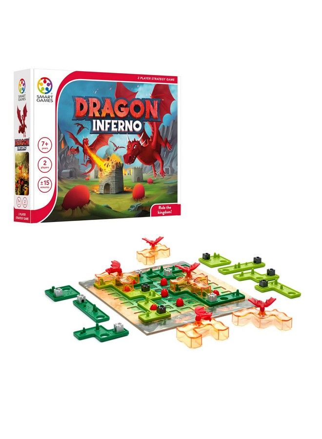 SmartGames Dragon Inferno 2Player Strategy Game For Ages 7Adult - Image 2