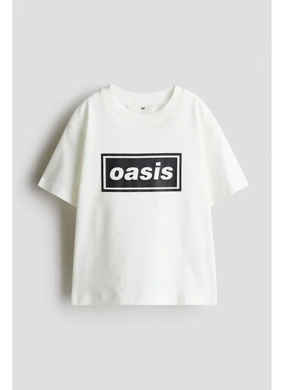 H&M Printed oversized T-shirt