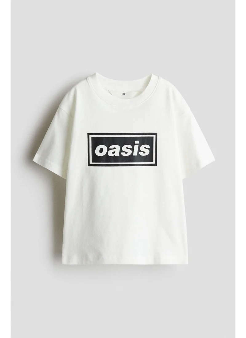 H&M Printed oversized T-shirt