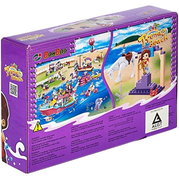 BanBao TRENDY BEACH, MULTI-COLOUR, 6153, 119 PIECES - Image 3