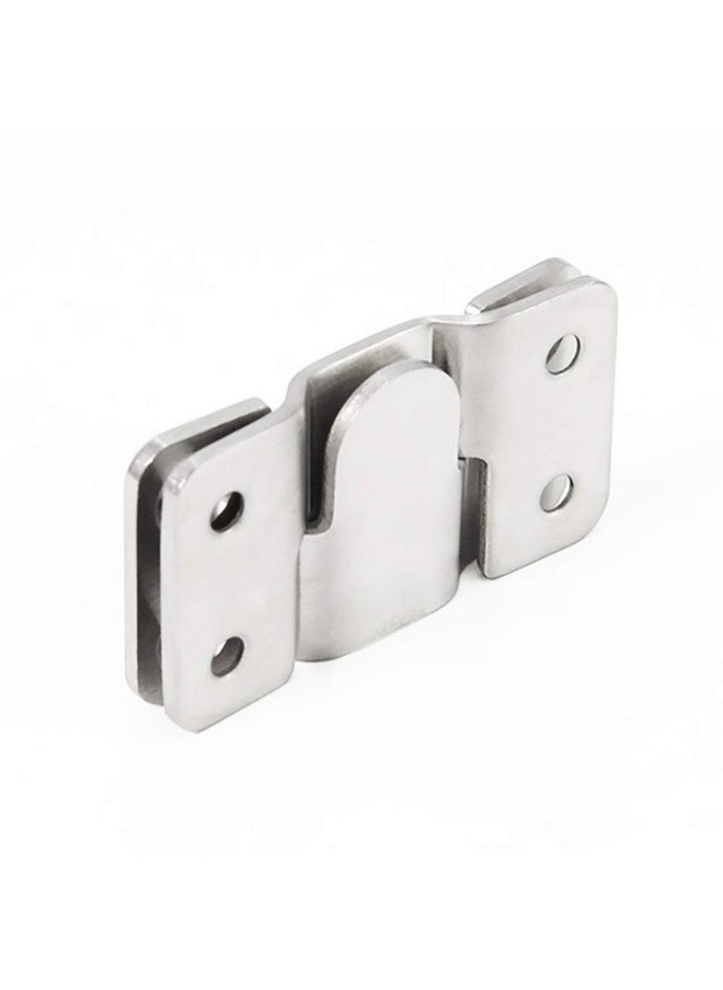 Alamic Alamic Flush Mount Bracket Interlocking Photo Frame Hook 54 x 30mm Heavy Duty Stainless Steel Picture Hanger Z Clip Bracket Headboard Wall Mount Hardware - 6 Sets with Mounting Screws  - Image 2