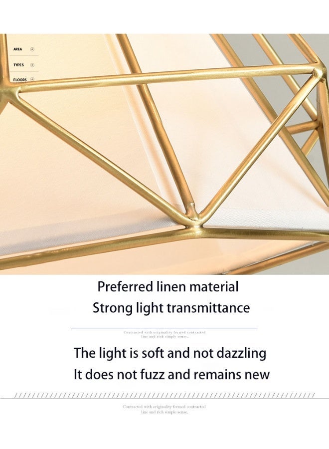 Modern and Simple LED 3-Color Light-Adjustable Chandelier, Suitable for Homes, Restaurants, and Bars - Image 5