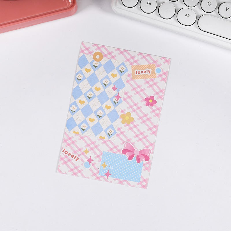 Yueshi New Ins Style Series Cartoon Card Packaging Material Hard Card Back Small Card Card Head Gift Card - Image 1
