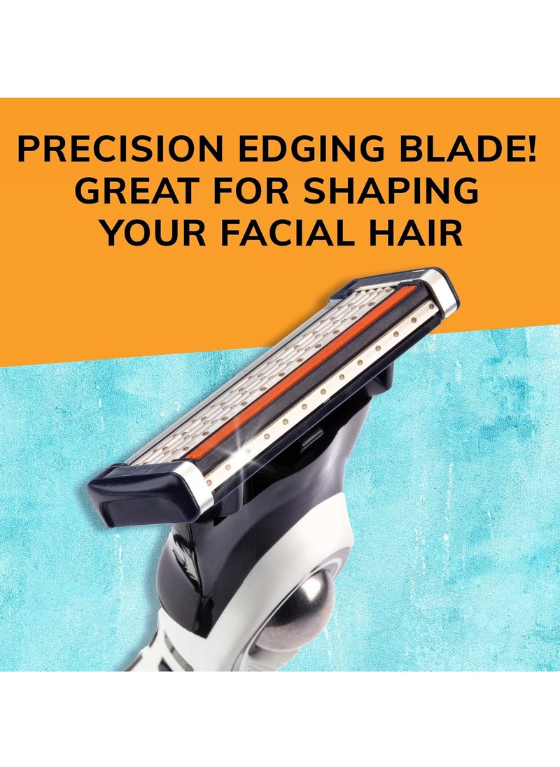 Bic - BIC Flex 5 Refillable Razors for Men, Long-Lasting 5 Blade Razors for a Smooth and Comfortable Shave, 1 Handle and 7 Cartridges, 8 Piece Shaving Kit - Image 1